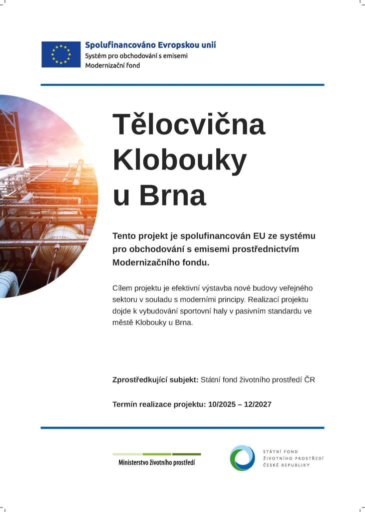 Tělocvična Klobouky u&nbsp;Brna