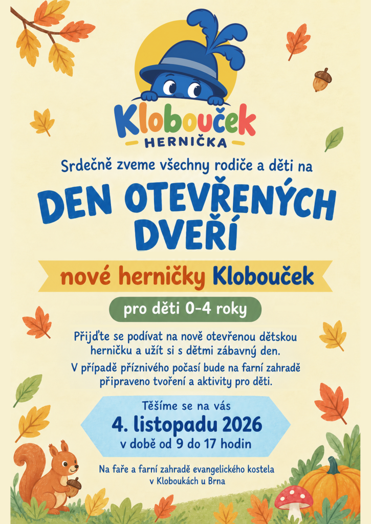 Den otevřených dveří herničky Klobouček 