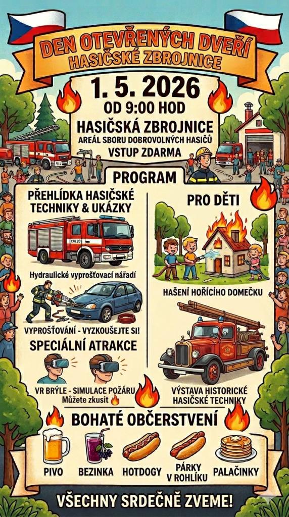 Den otevřeních dveří hasičká zbrojnice