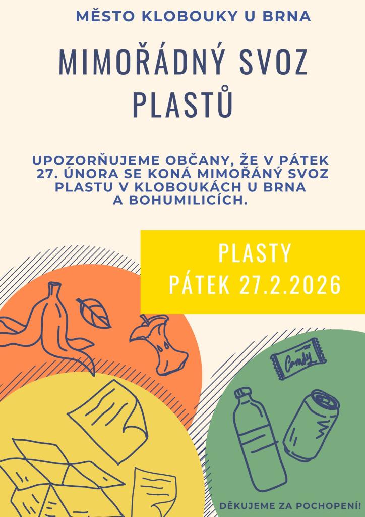Mimořádný svoz plastu